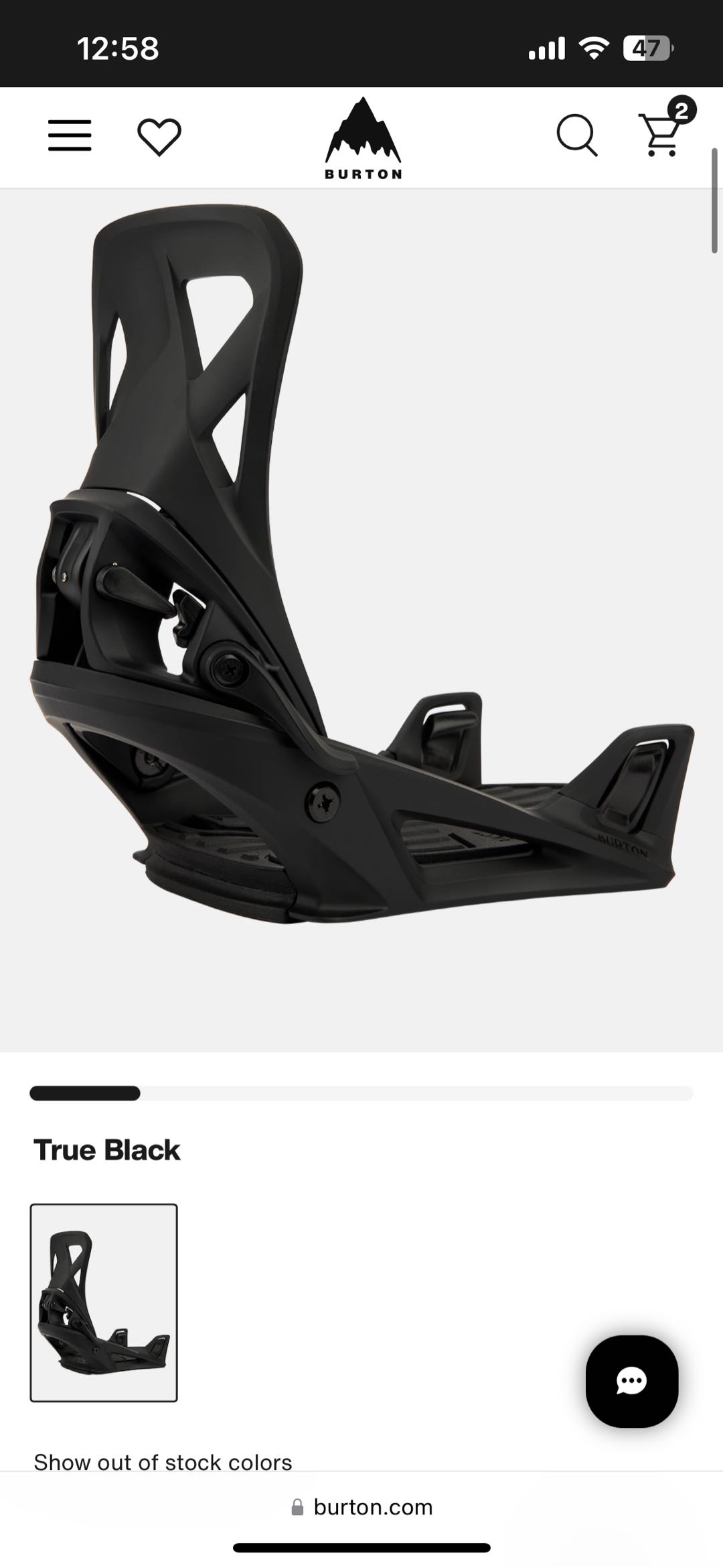 Burton Step on bindings