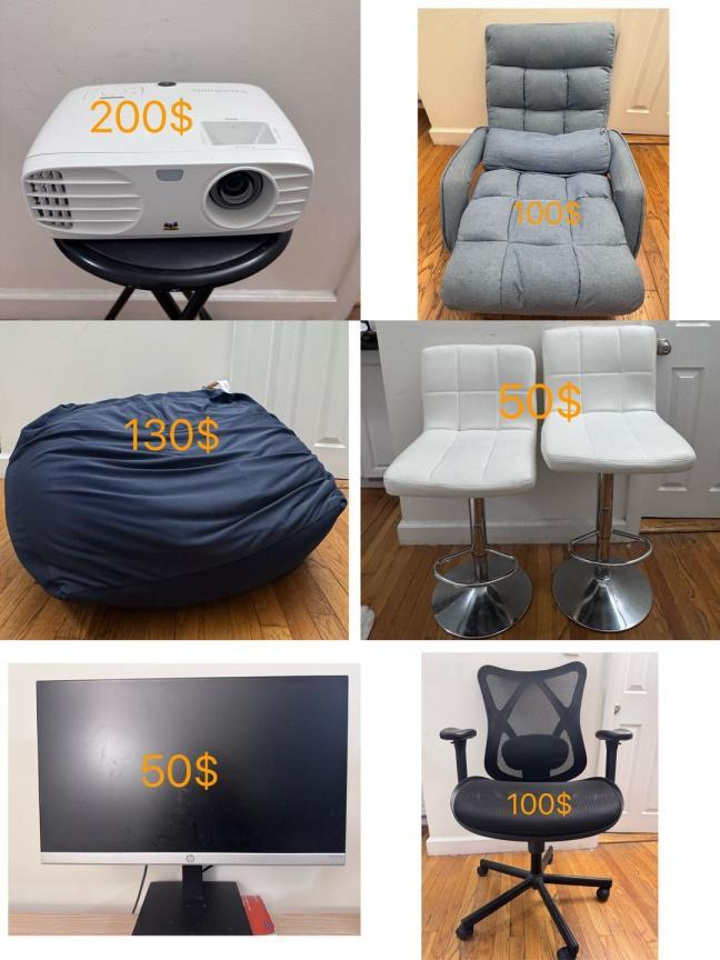 搬家出二手物品，Boston backbay自取（02215）