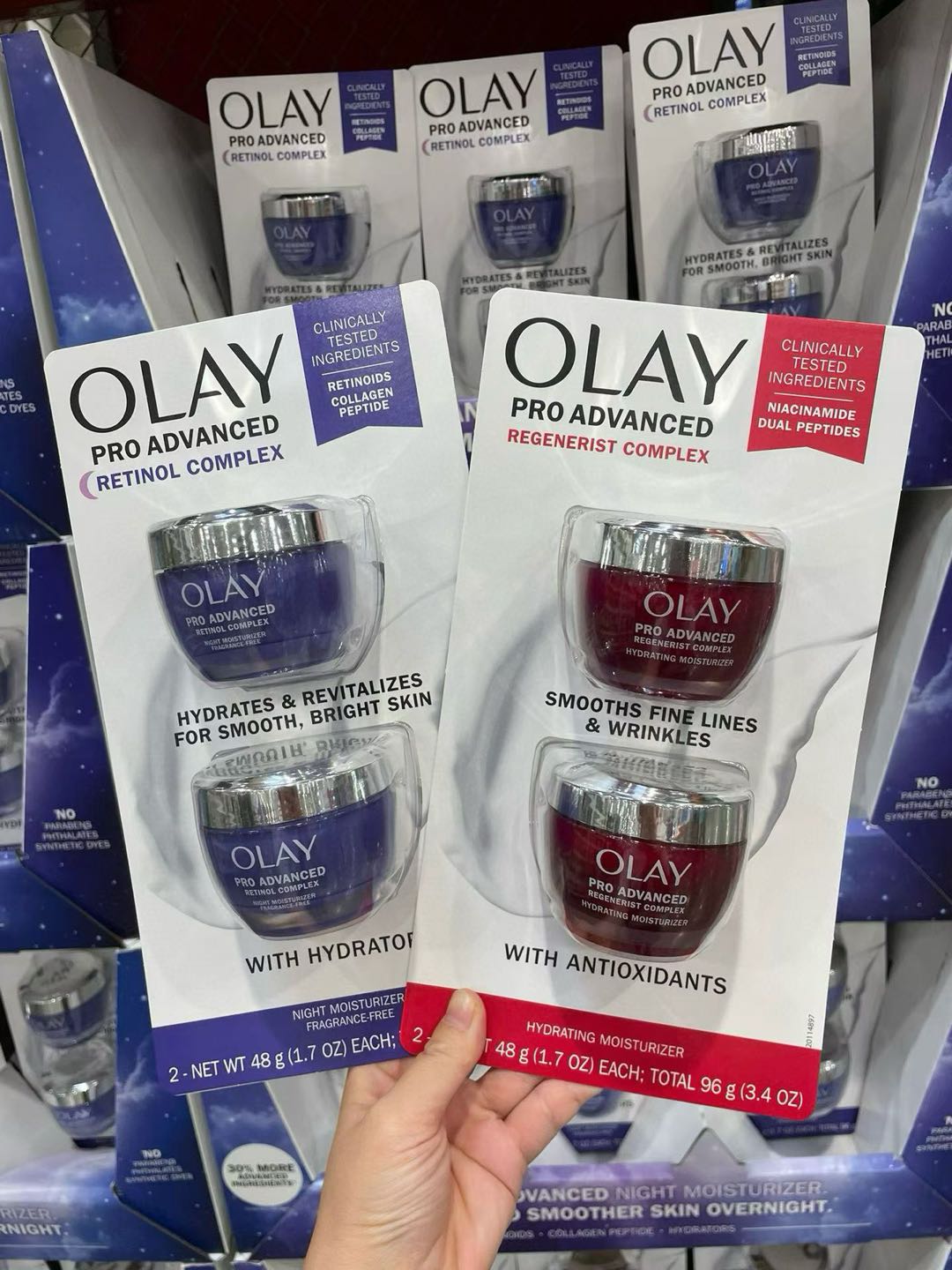 olay经典大红瓶+olay晚霜