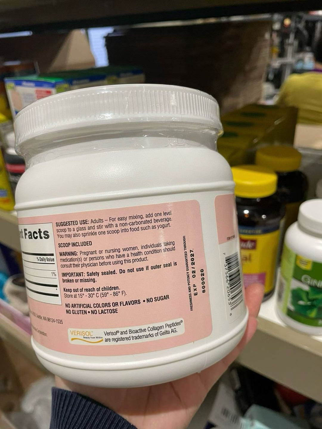 【保健品代发回国】trunature胶原蛋白粉